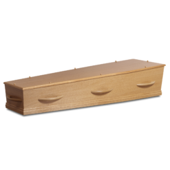 Uitvaartkist model 1-80. Houtdecor folie, eiken